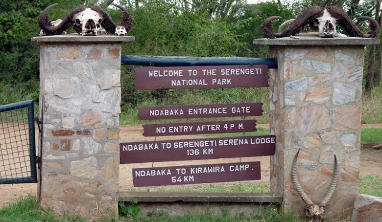 Serengeti national park entry fees.
