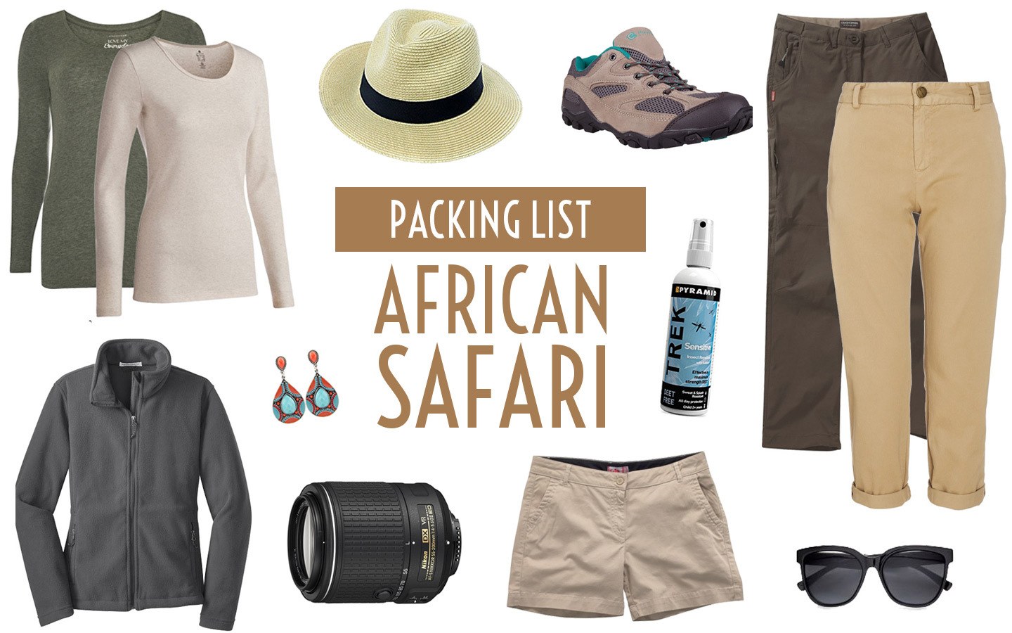 Serengeti national park Safari Packing List
